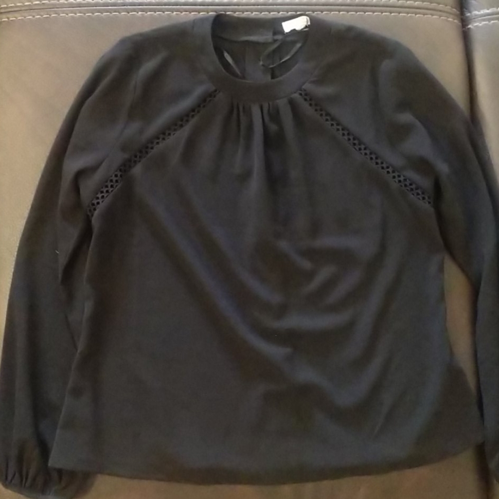 Women's black dress top